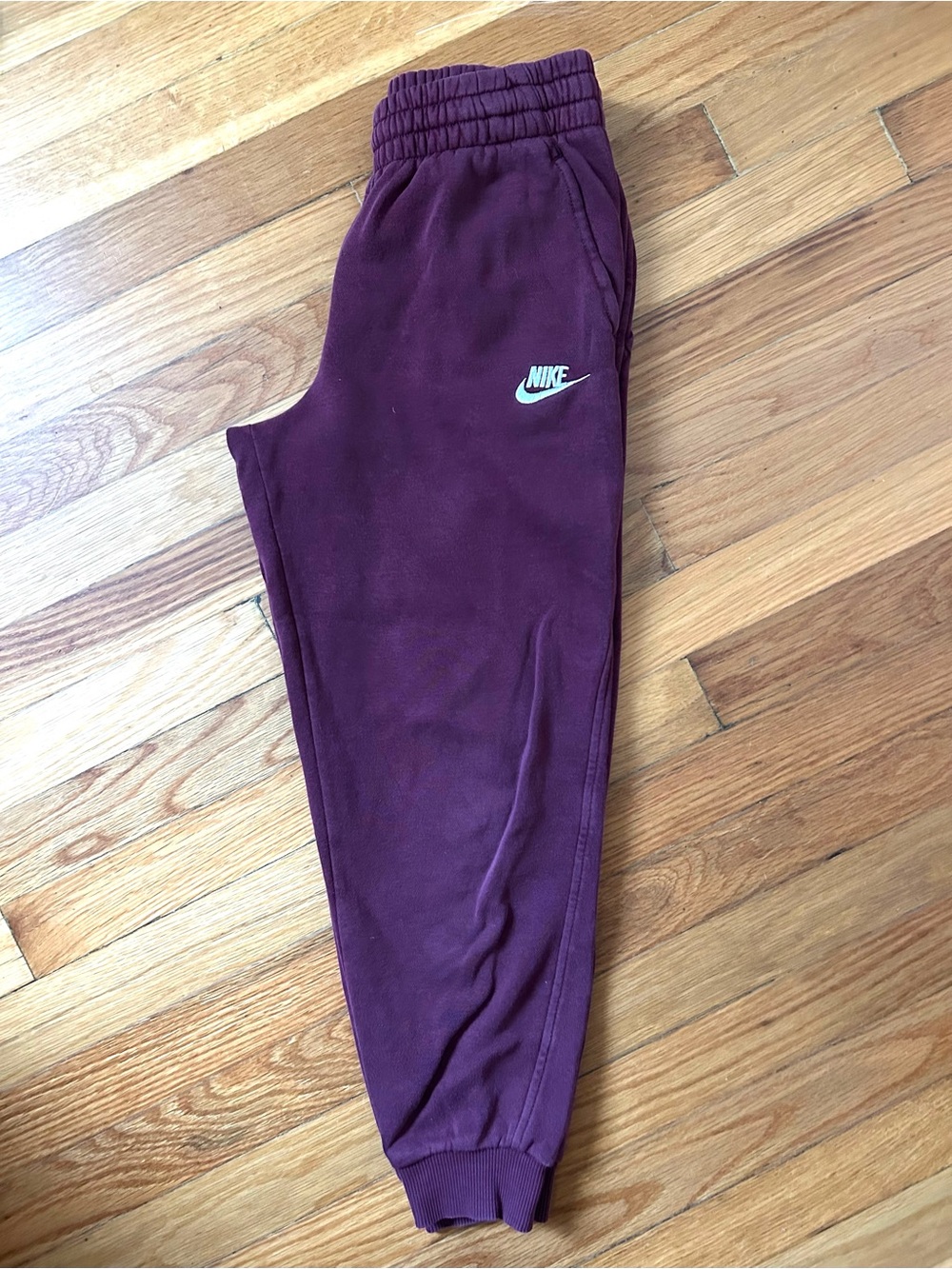 Nike Kids Burgundy Jogger Sweatpants